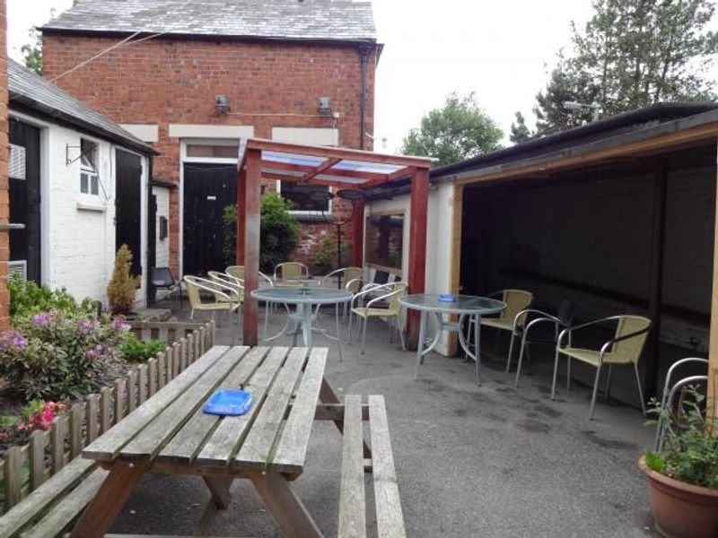 Patio garden at rear of pub. Published on 25-06-2013
