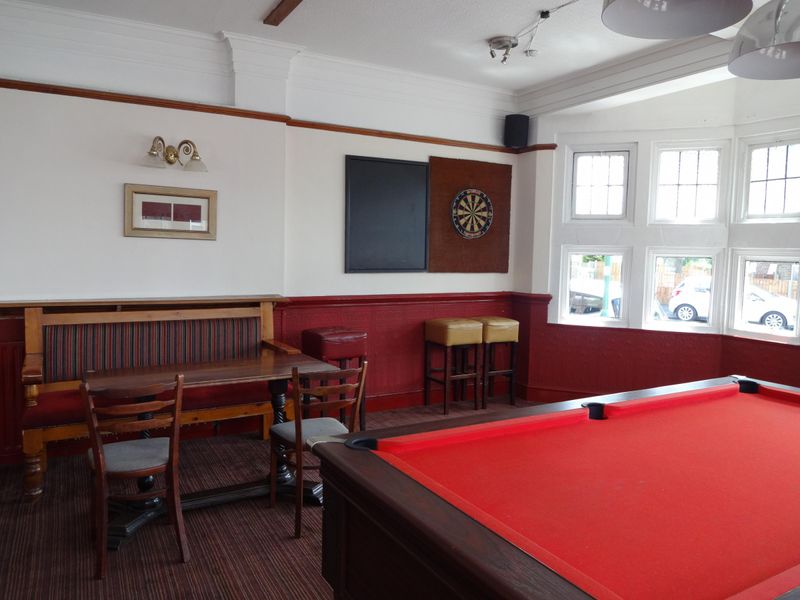 Pool and darts area July 2017. Published on 09-07-2017