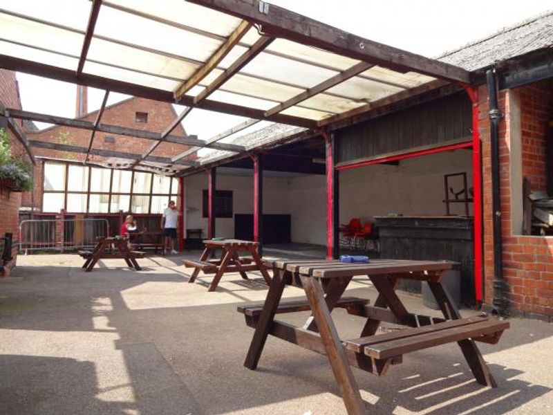 rear patio area and skittle alley. Published on 28-07-2013