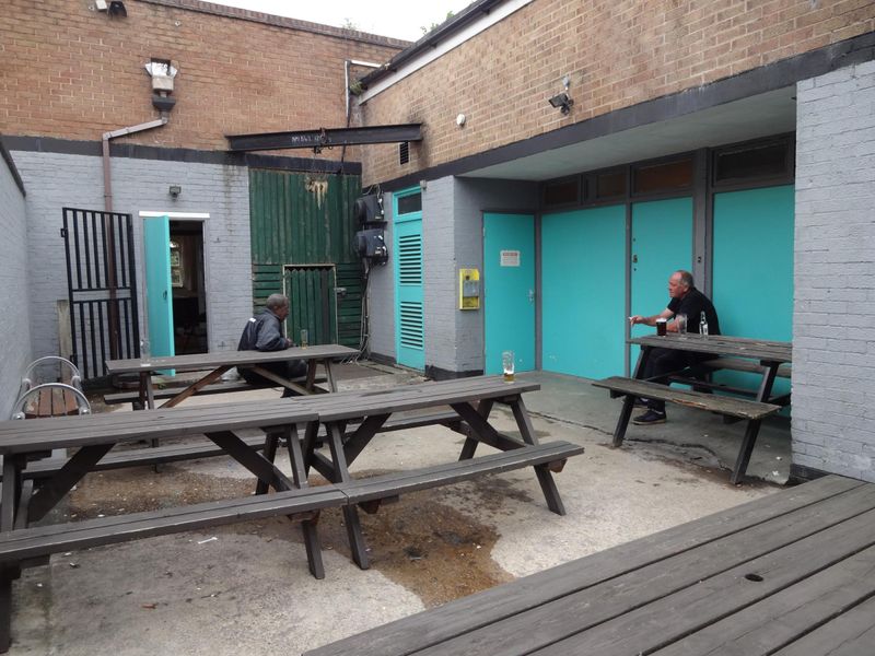 Rear patio-smoking area June 2018. Published on 07-06-2018 