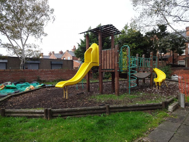 Children's playarea at rear October 2016. Published on 25-10-2016