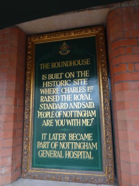 History plaque on outside wall March 2015. Published on 16-03-2015
