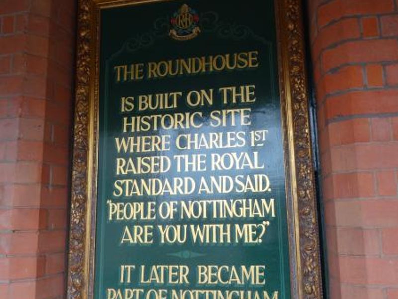 History plaque on outside wall March 2015. Published on 16-03-2015