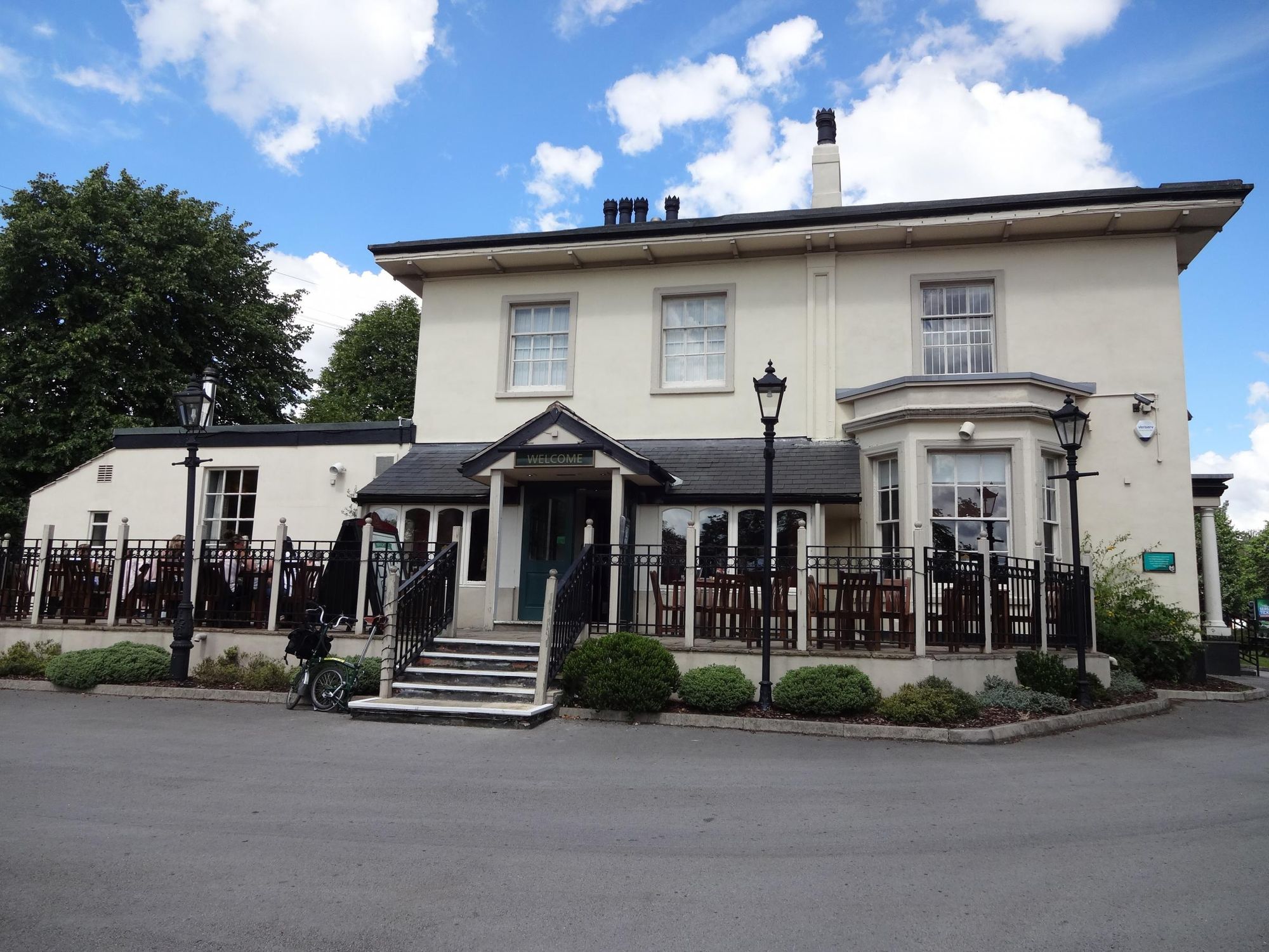 Side entrance with patio area July 2017. (Pub, External). Published on 24-07-2017