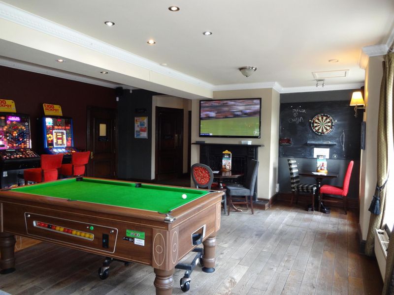 Darts and pool area at back July 2017. Published on 24-07-2017