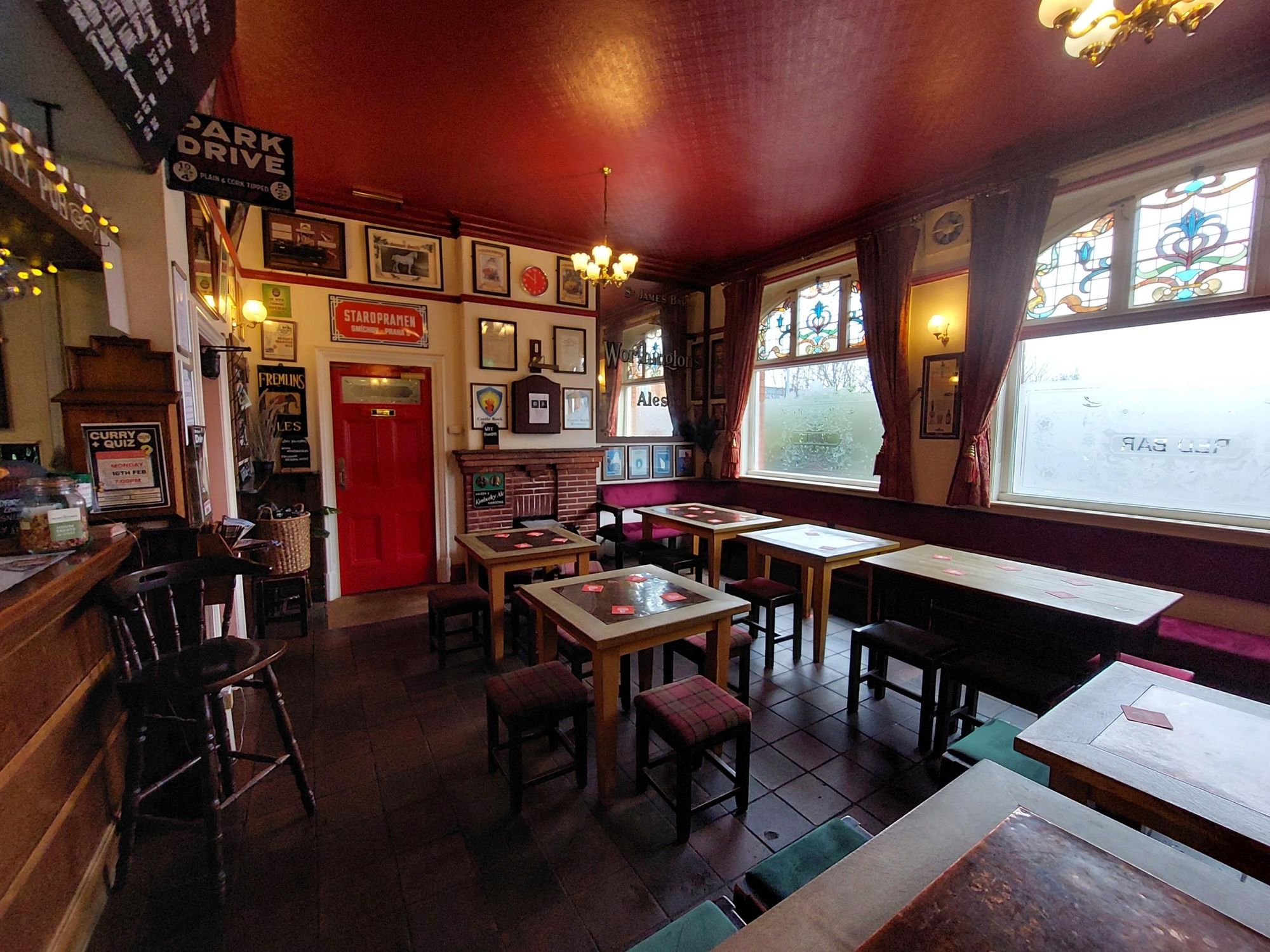 Red room seating. (Bar). Published on 30-03-2026