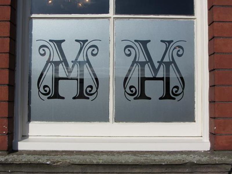 Etched VH windows. (Pub, External). Published on 28-04-2014