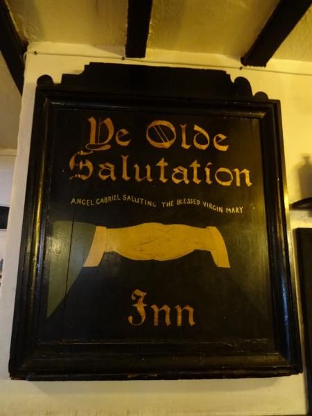 Pub sign displayed on inside wall February 2015. (Sign). Published on 04-03-2015