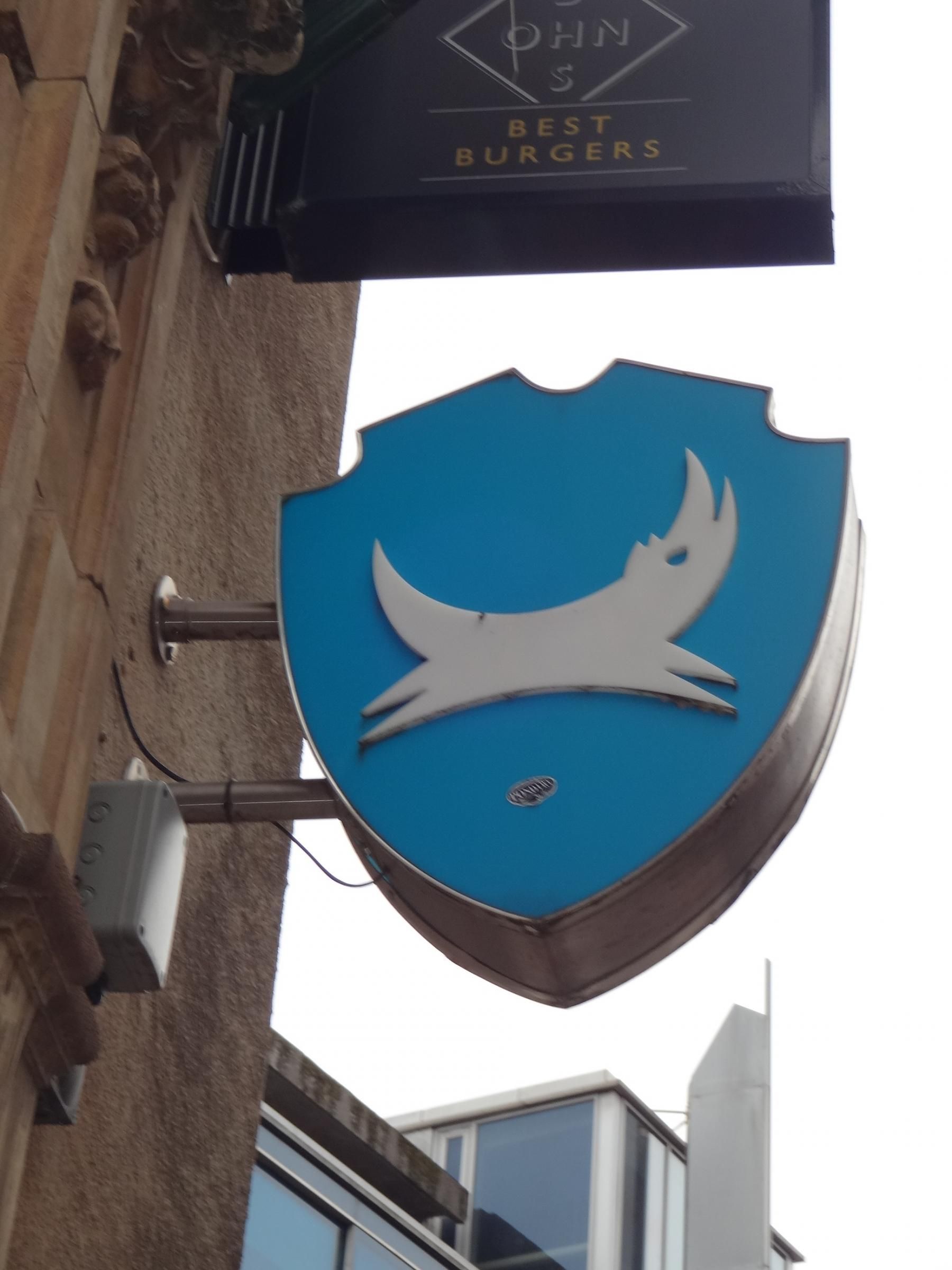 Pub sign February 2021. (Sign). Published on 26-02-2021