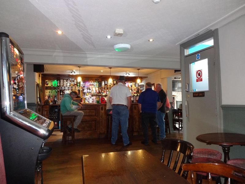 Customers at the bar August 2019. (Customers). Published on 03-09-2019 