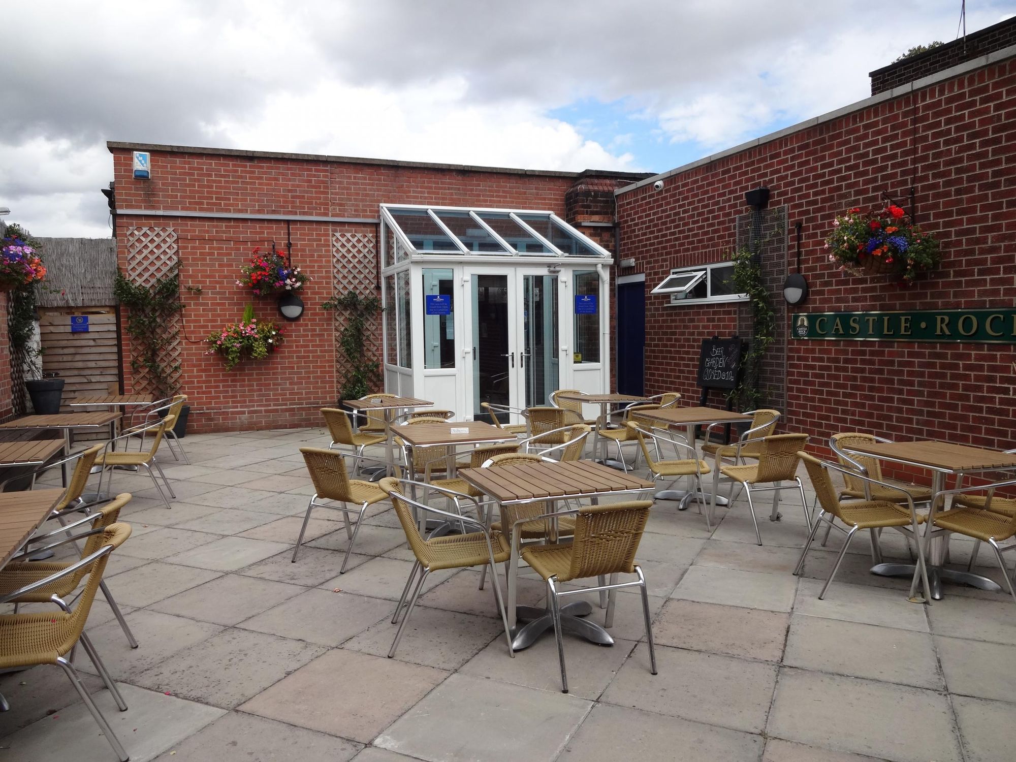 Rear patio area August 2017. (Garden). Published on 20-08-2017