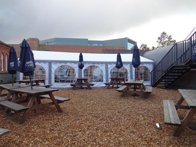 Marquee at rear of pub October 2021. Published on 31-10-2021 