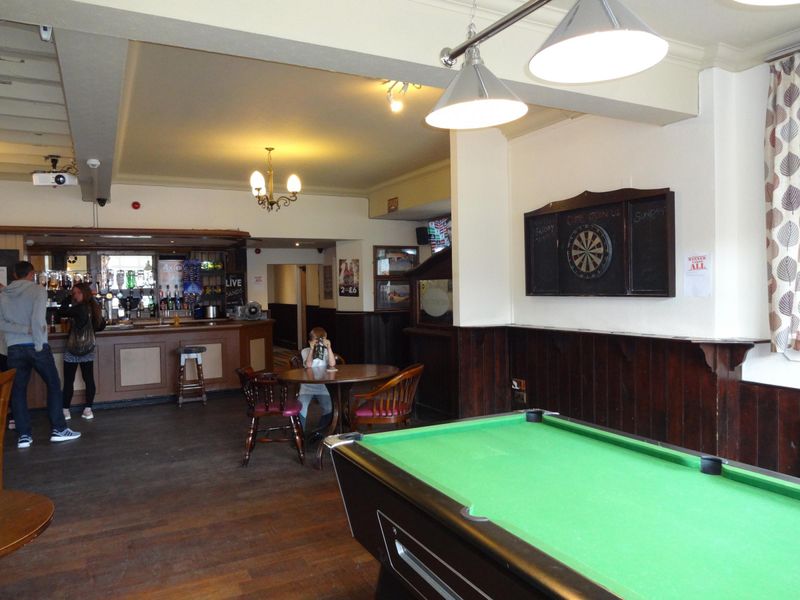 Pool and darts area August 2017. Published on 07-08-2017