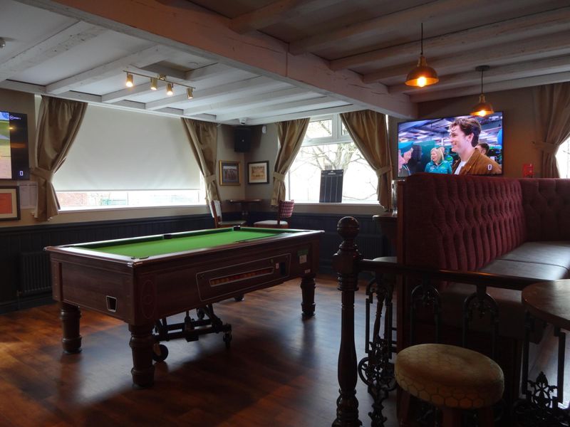 Pool table area March 2023. Published on 02-04-2023 