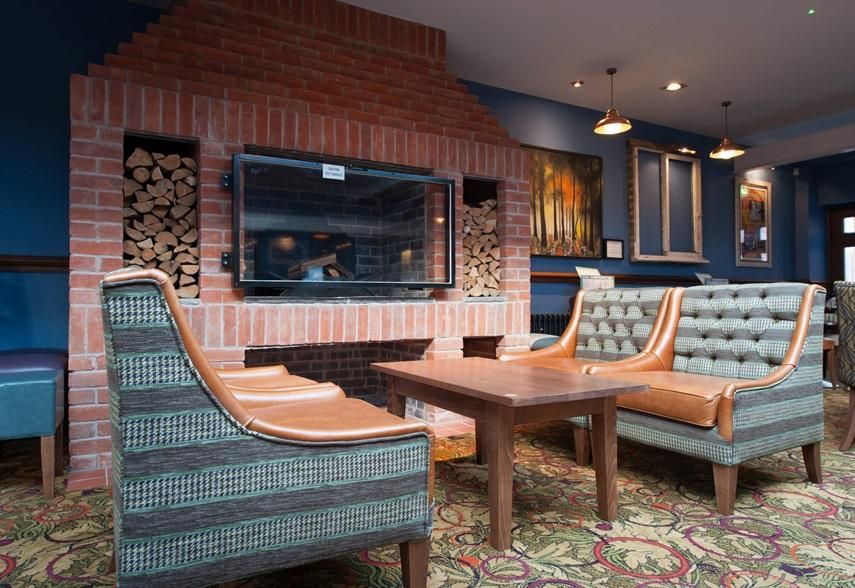 Fireplace. (Bar). Published on 18-03-2024