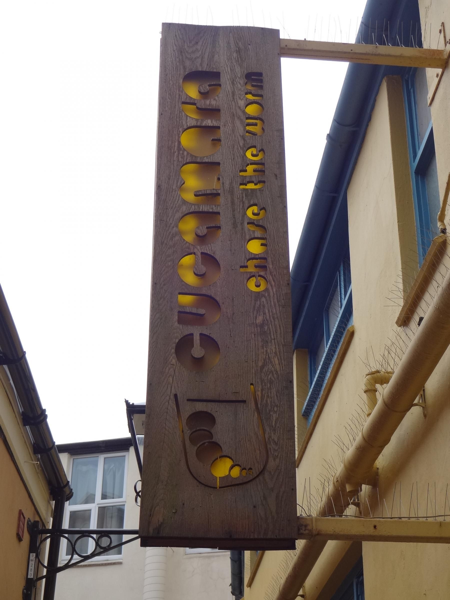 Pub sign February 2021. (Sign). Published on 26-02-2021