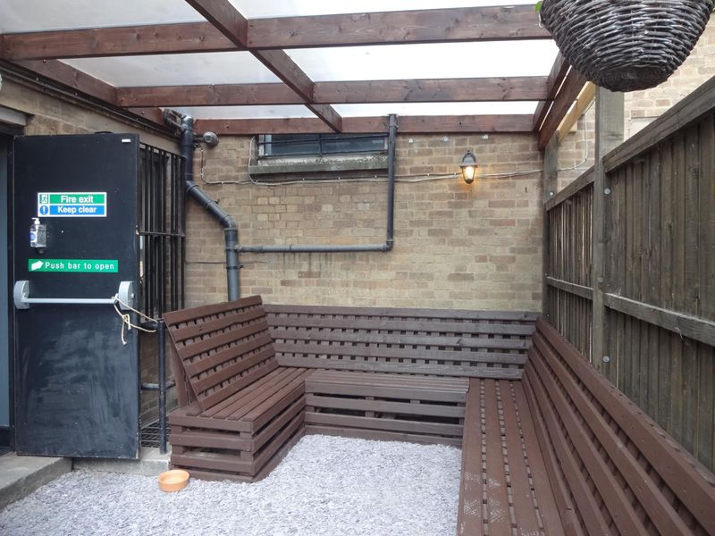 Smoking area June 2021. Published on 27-06-2021