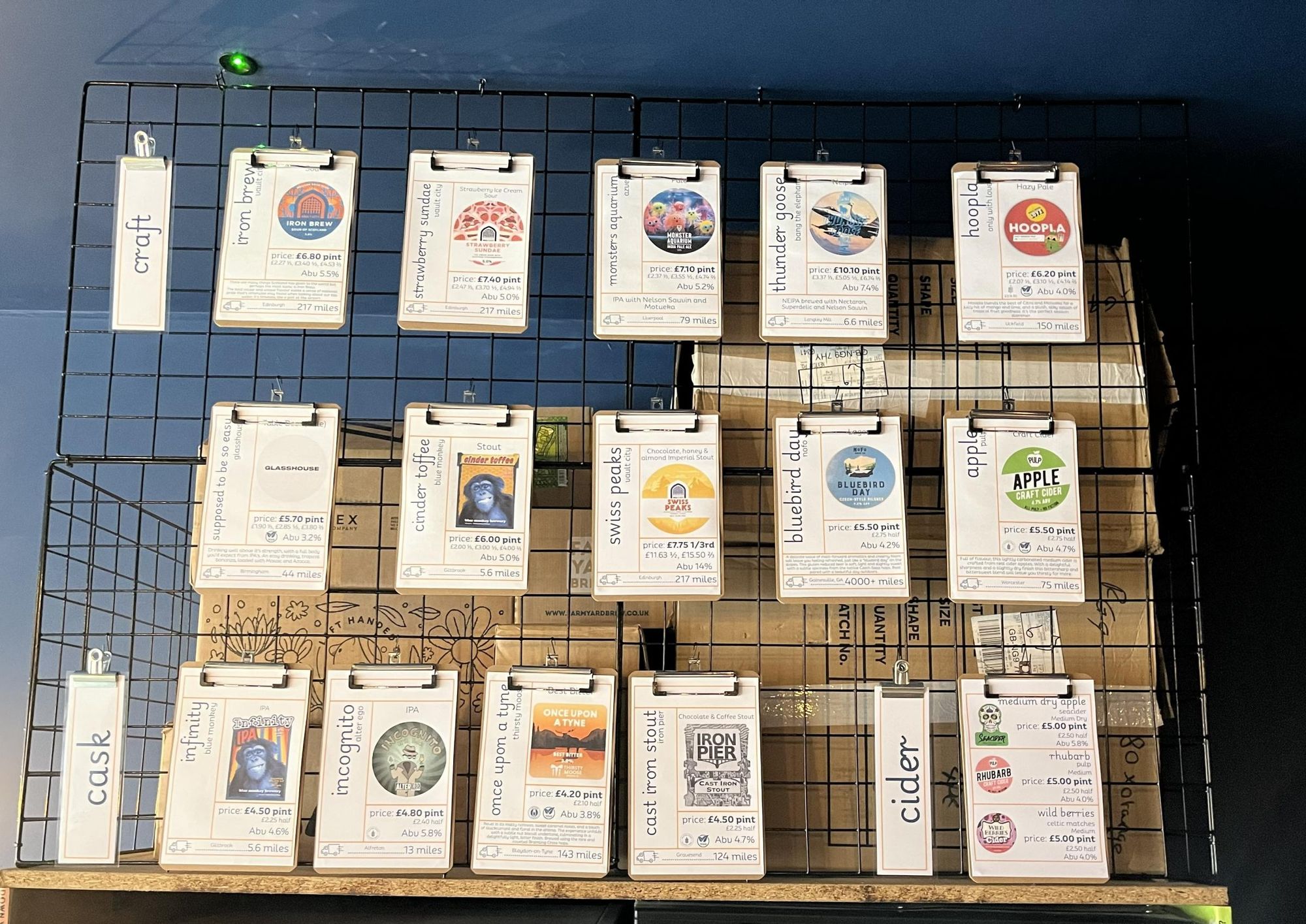 Beer display. (Pub). Published on 08-03-2026