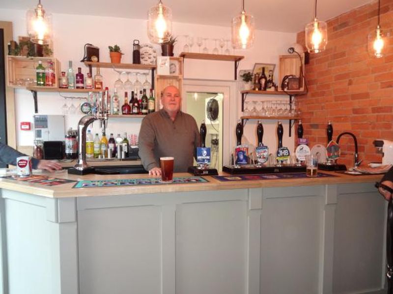 Landlord Andrew Hankin behind the bar October 2018. (Publican). Published on 01-10-2018