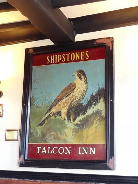 Original Shiptones sign - on wall in snug February 2014. Published on 03-02-2015
