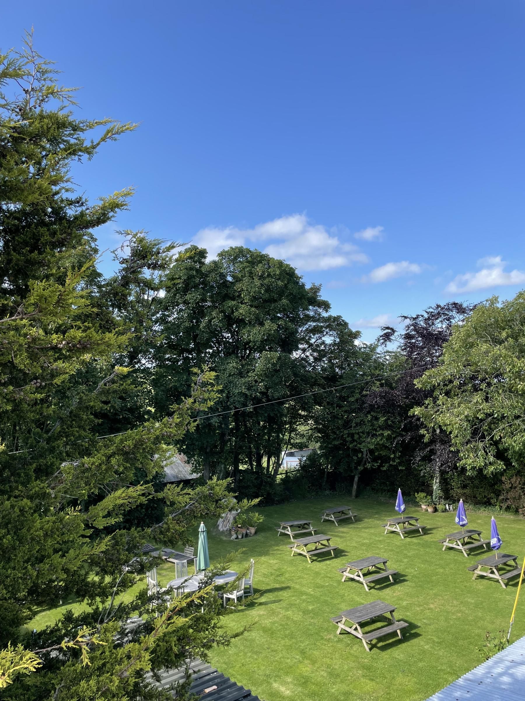 Pub garden aerial. (Garden). Published on 25-07-2025