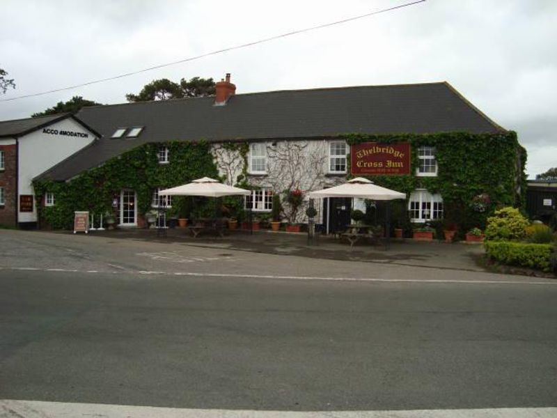 Thelbridge Cross Inn. (Pub, External, Key). Published on 01-01-1970