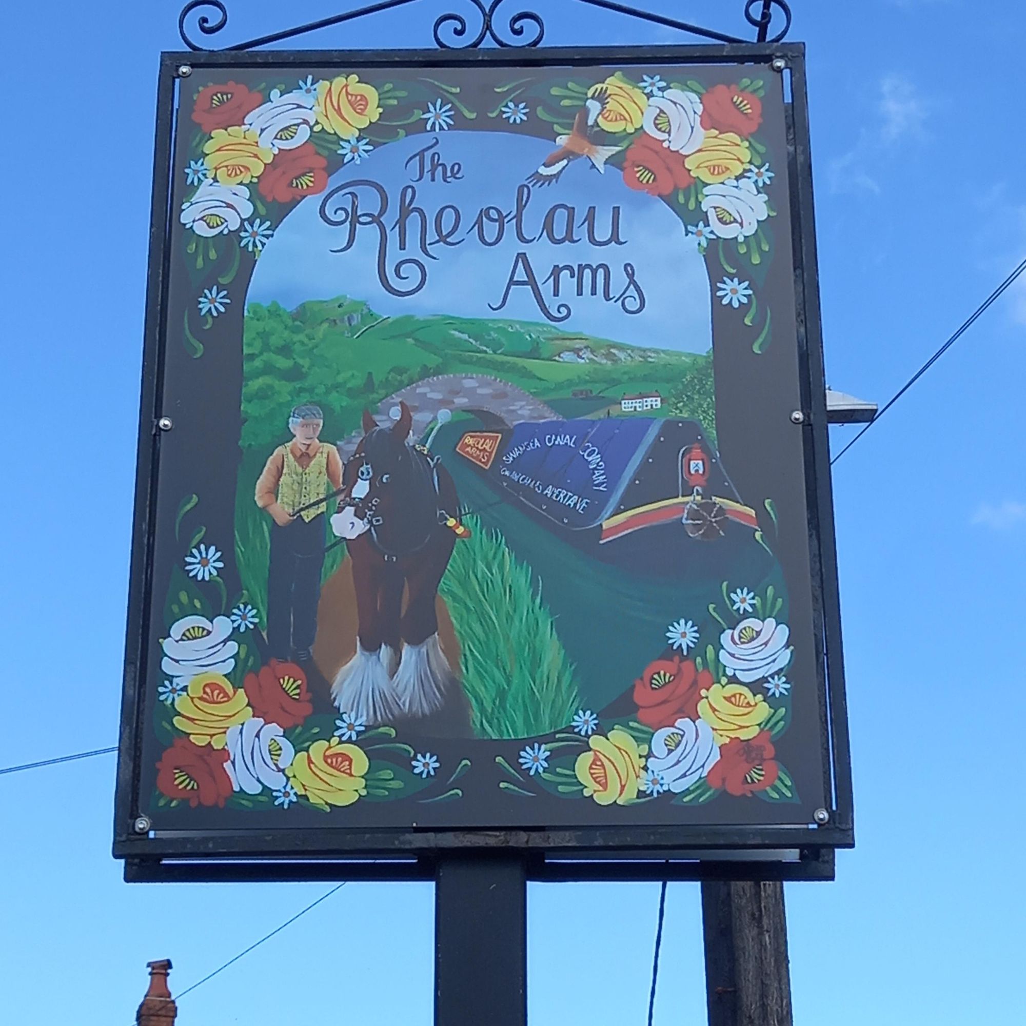 Rheolau Arms, Abercrave. (External, Sign). Published on 15-08-2024