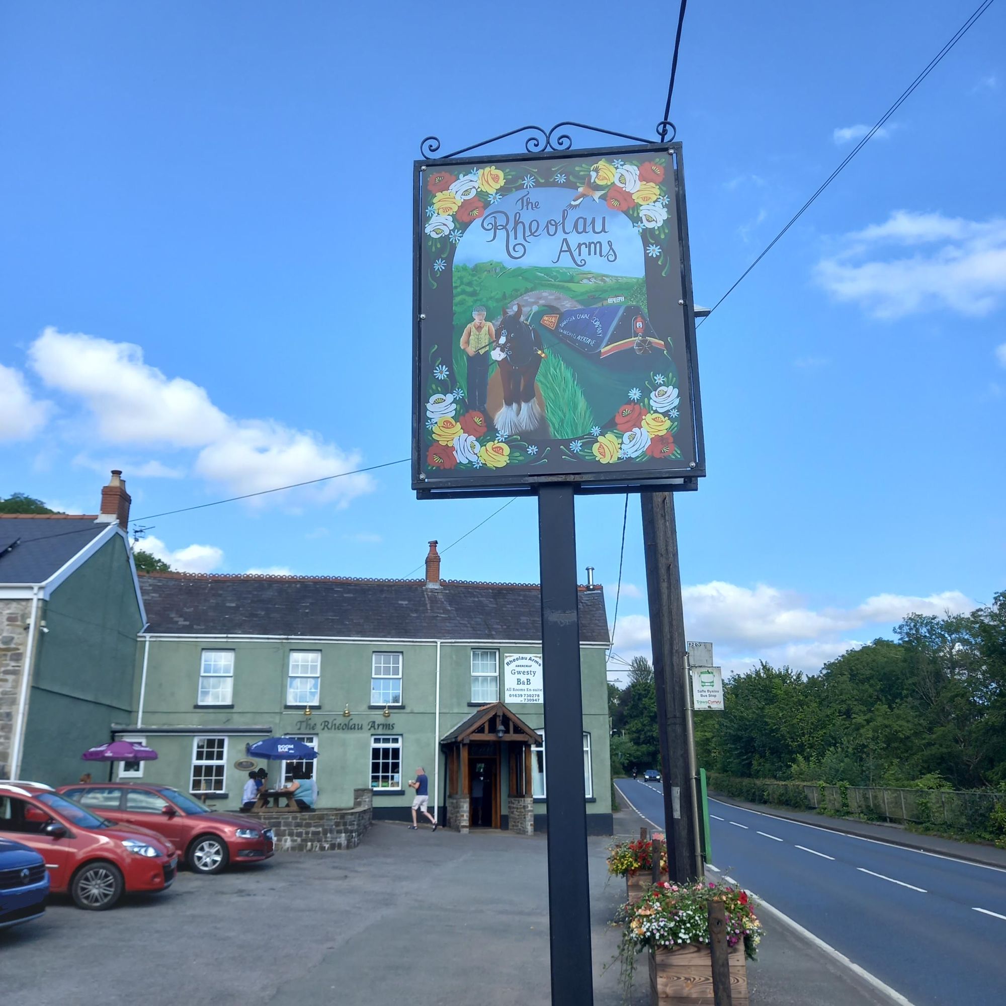 Rheolau Arms, Abercrave. (Pub, External, Garden). Published on 16-08-2024