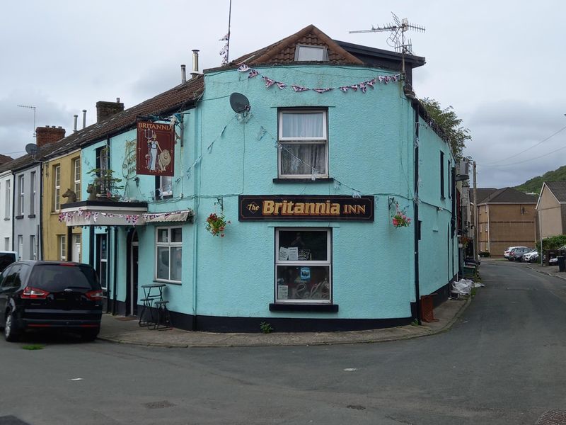 Britannia Inn, Briton Ferry. (Pub, External, Key). Published on 14-08-2023