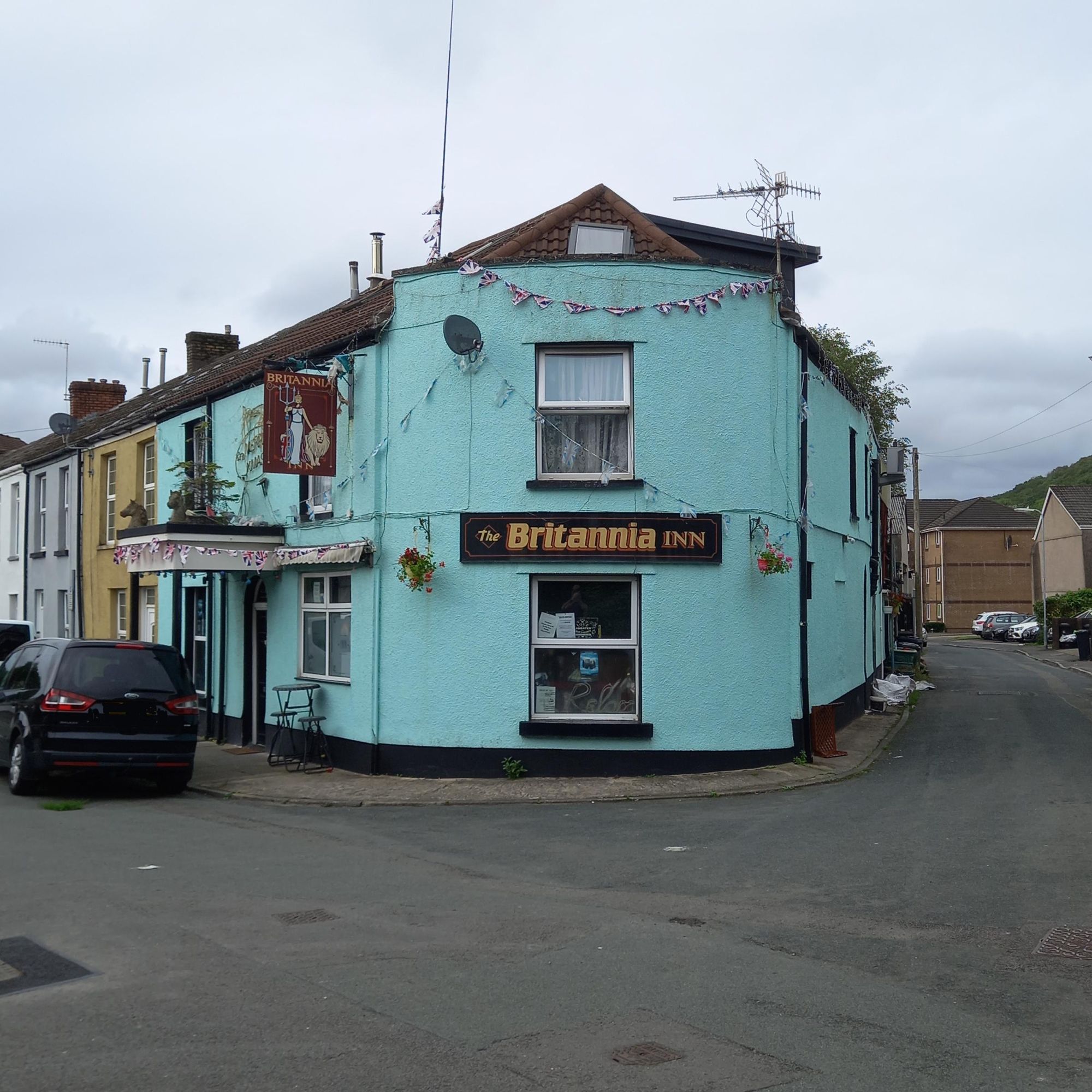 Britannia Inn, Briton Ferry. (Pub, External, Key). Published on 14-08-2023
