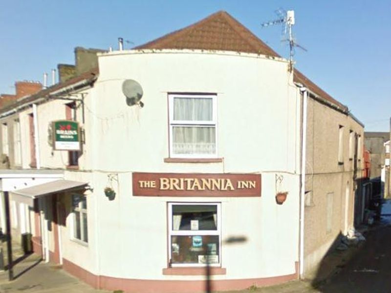 Old photo of the Britannia Inn, Briton Ferry.. (Pub, External). Published on 21-03-2017 