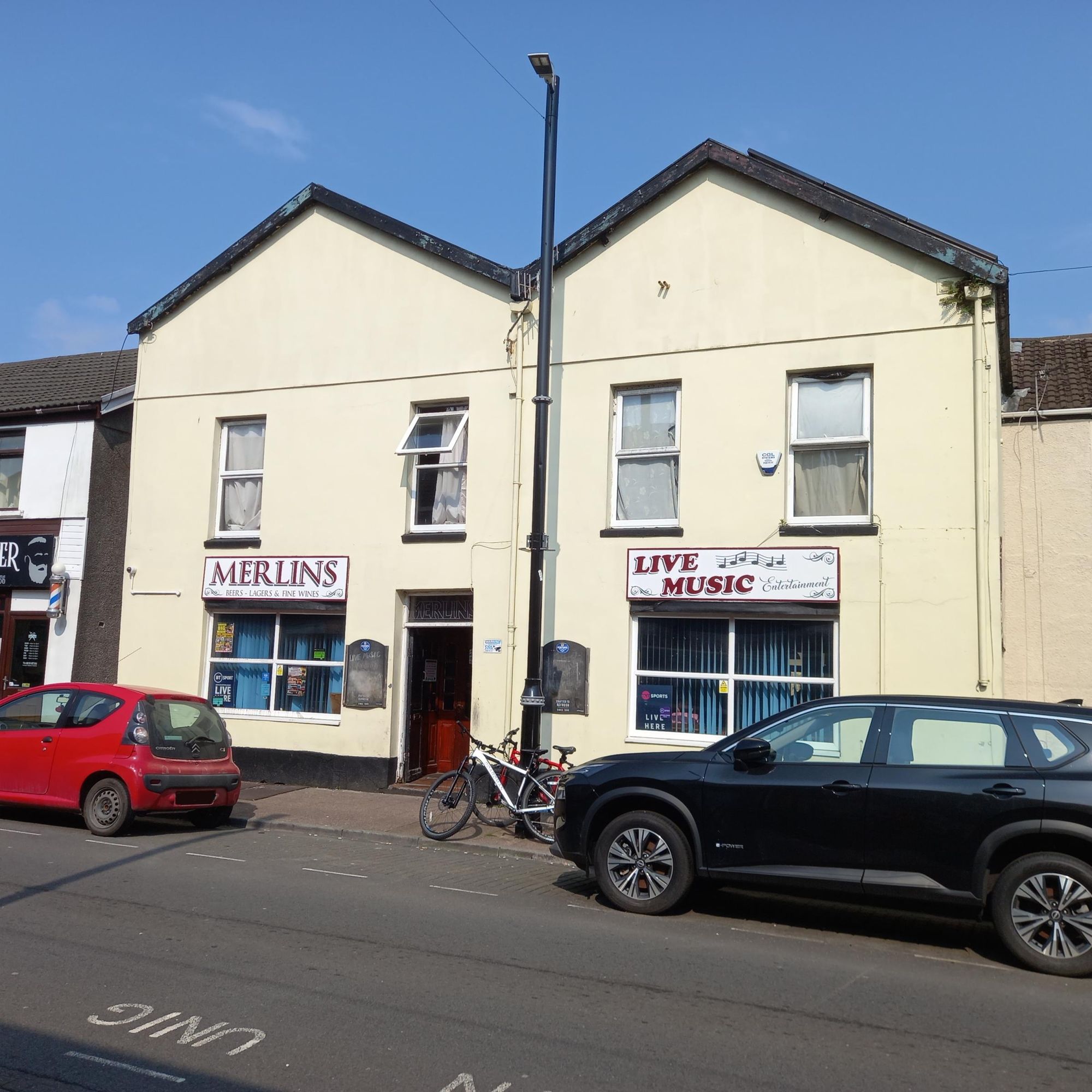 Merlins, Neath. (Pub, External, Key). Published on 12-05-2024