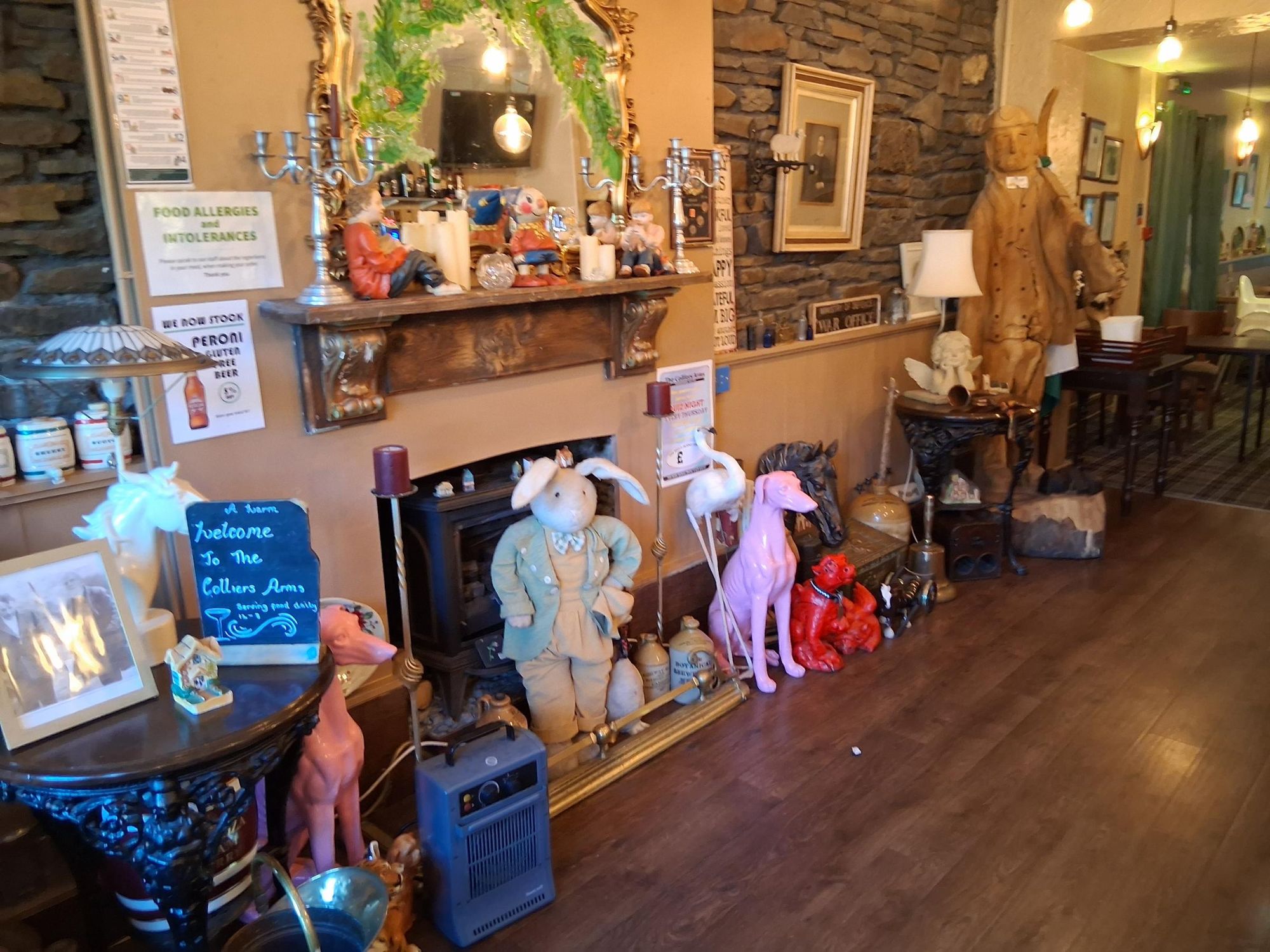 Interesting decor inside Colliers Pontrhydyfen.. (Pub, Restaurant). Published on 20-07-2026