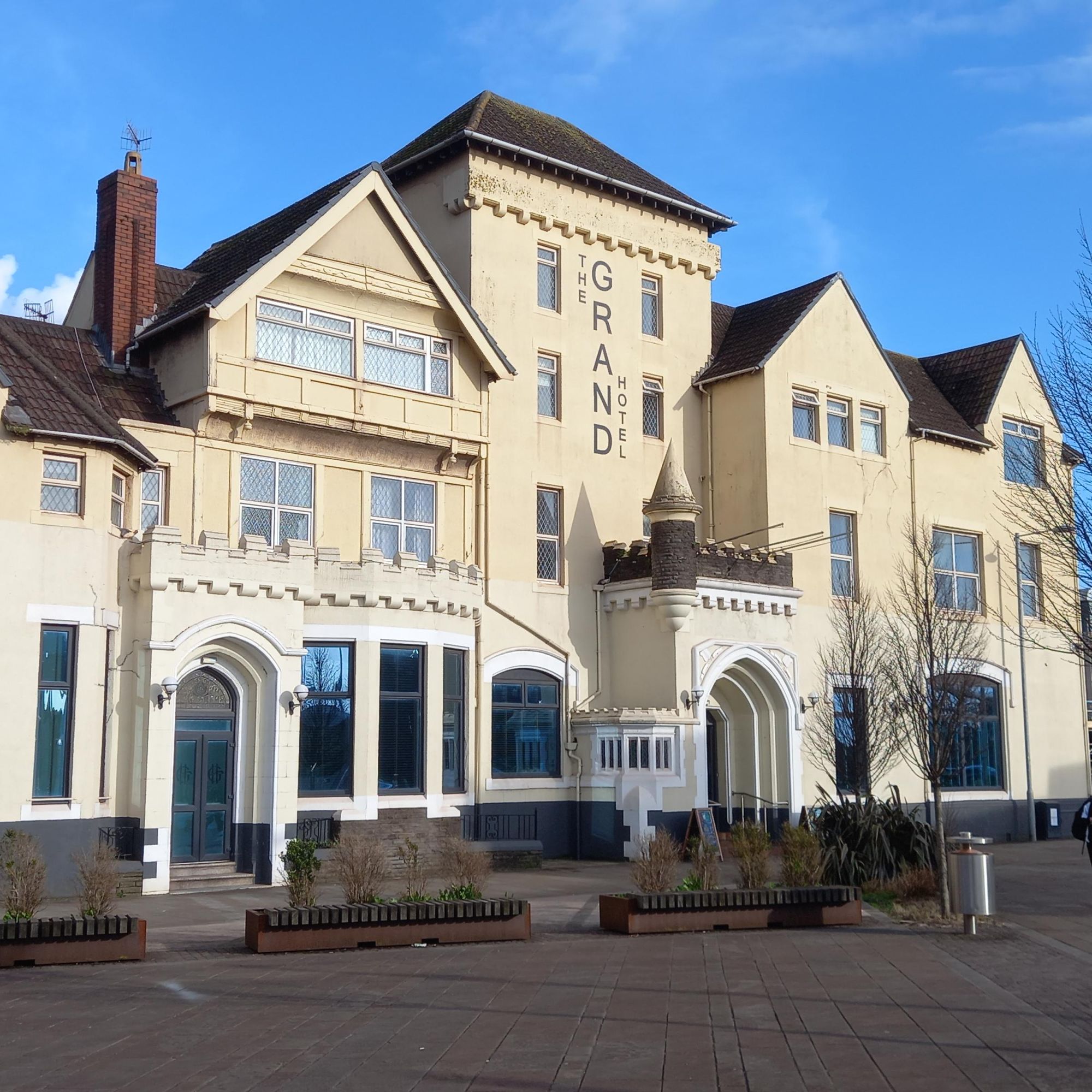 Grand Hotel, Port Talbot. (External, Key). Published on 07-03-2024