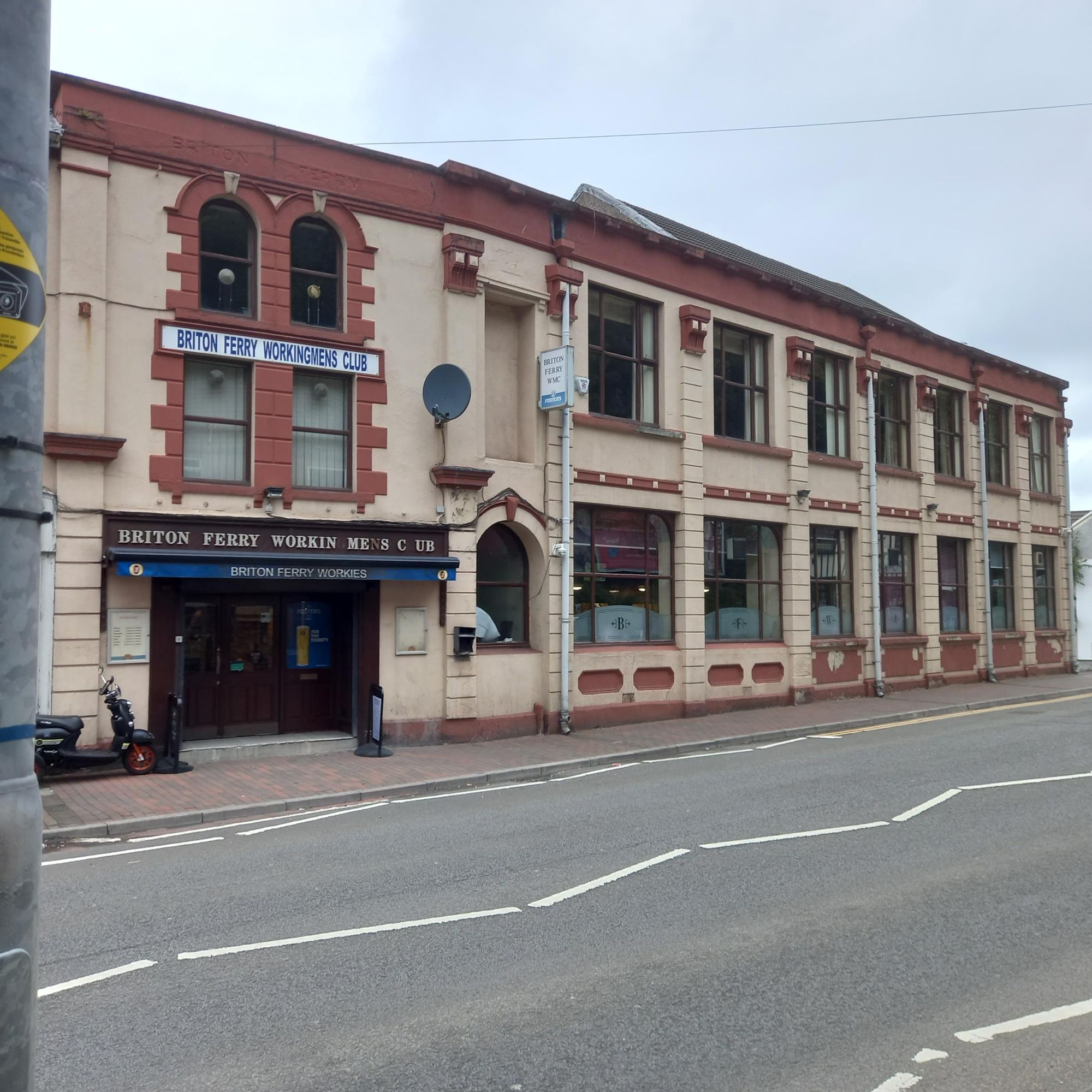 Briton Ferry Working Mens Club. (Pub, External, Key). Published on 14-08-2023