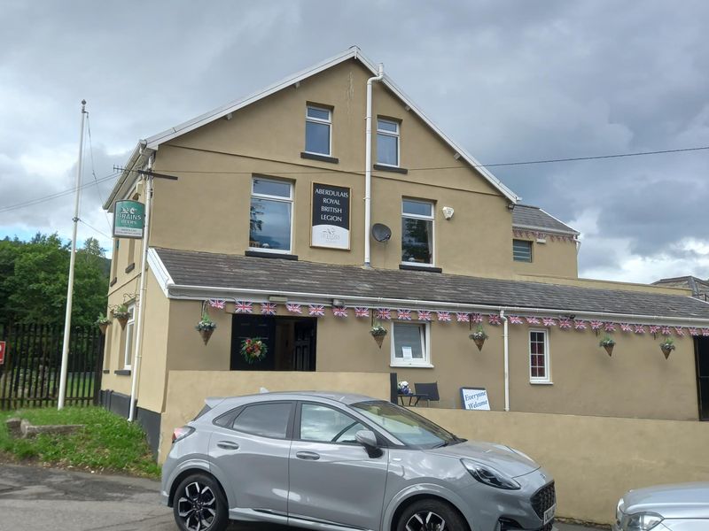 RBL Club Aberdulais. (Pub, External, Sign). Published on 11-07-2023