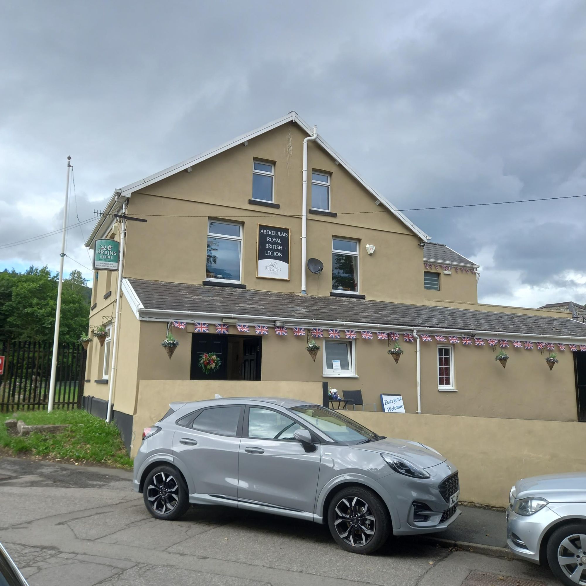 RBL Club Aberdulais. (Pub, External, Sign). Published on 11-07-2023