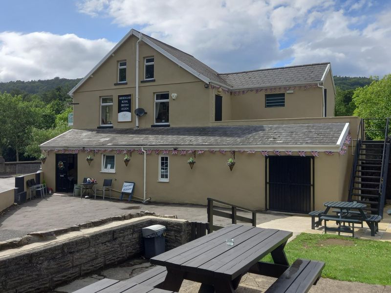 RBL Club Aberdulais. (Pub, External, Garden). Published on 11-07-2023 