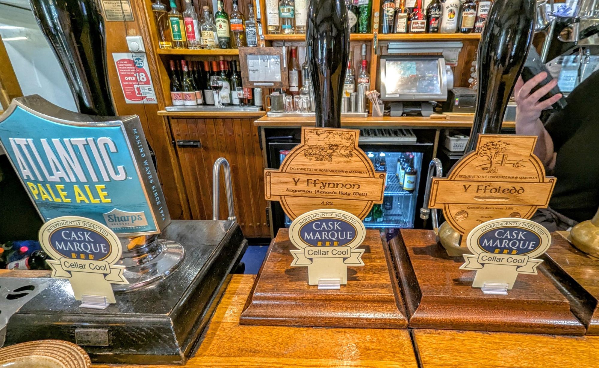 Beer pumps. (Bar). Published on 29-06-2025
