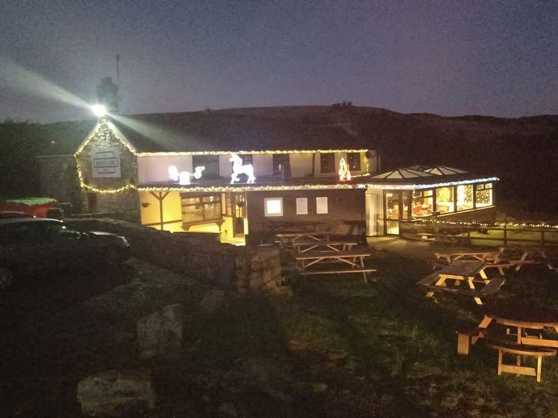 Garden view at night. (Pub, External, Garden, Key). Published on 07-05-2025