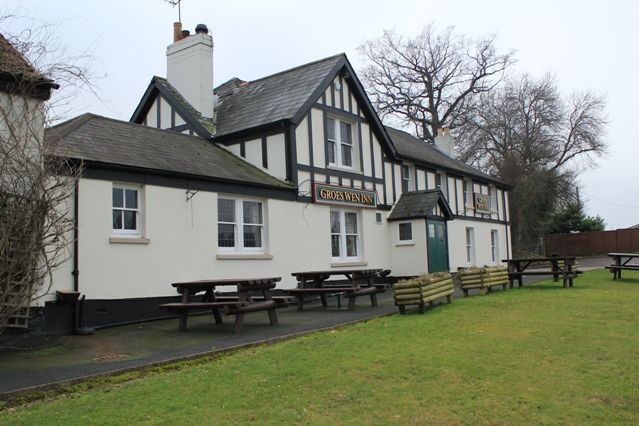Groes Wen Inn at Penhow. (Pub, External). Published on 28-04-2012