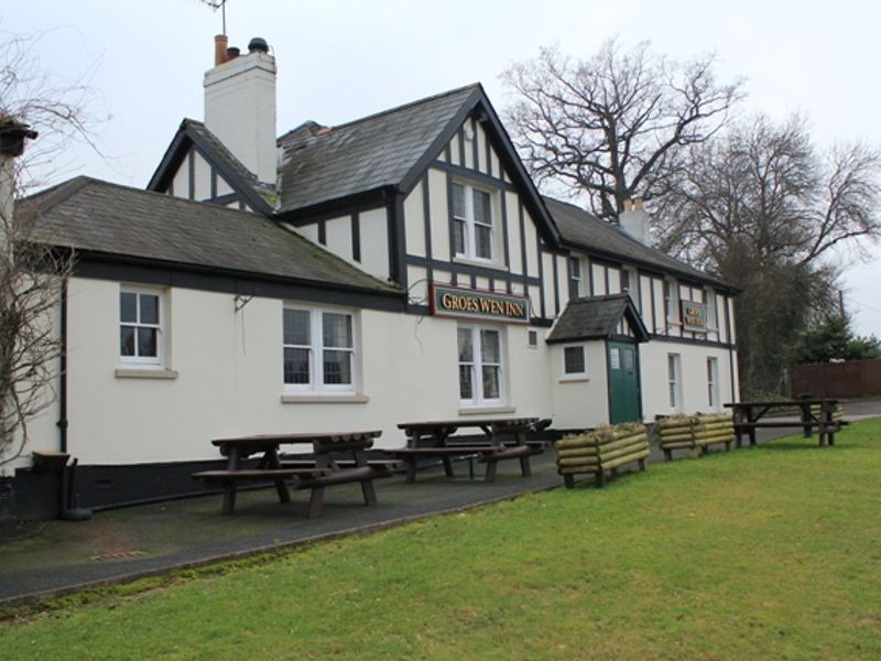 Groes Wen Inn at Penhow. (Pub, External). Published on 28-04-2012