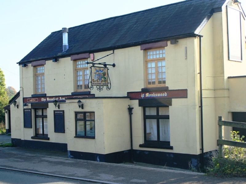 Beaufort Arms at Monkswood. (Pub, External). Published on 16-08-2012