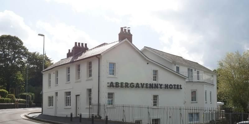 Abergavenny Hotel view of NW side, 2017. (Pub, External). Published on 28-11-2017