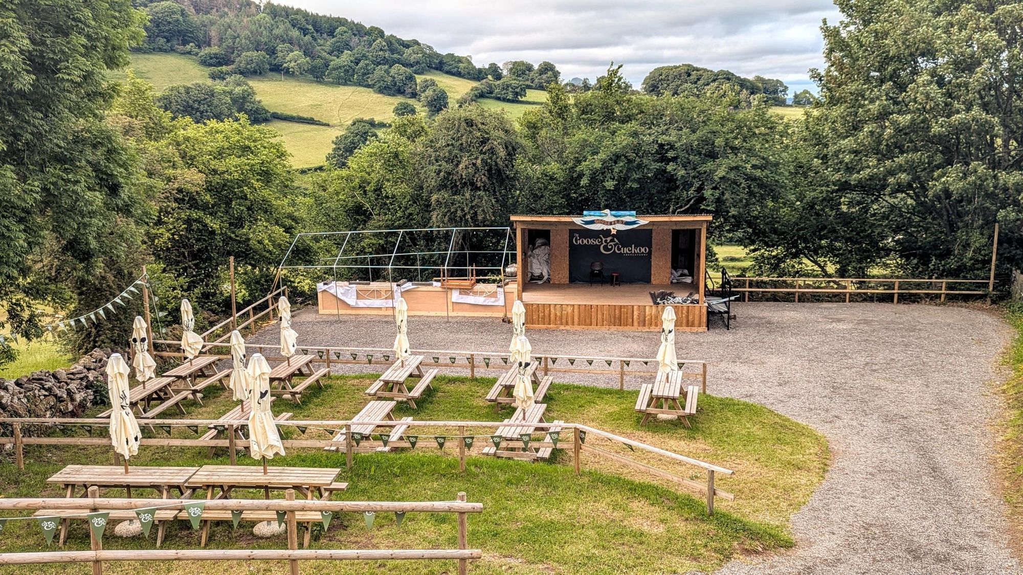 Beer garden with great views. (External). Published on 29-06-2025