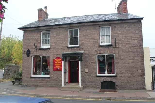 Station at Abergavenny. (Pub, External). Published on 28-04-2012