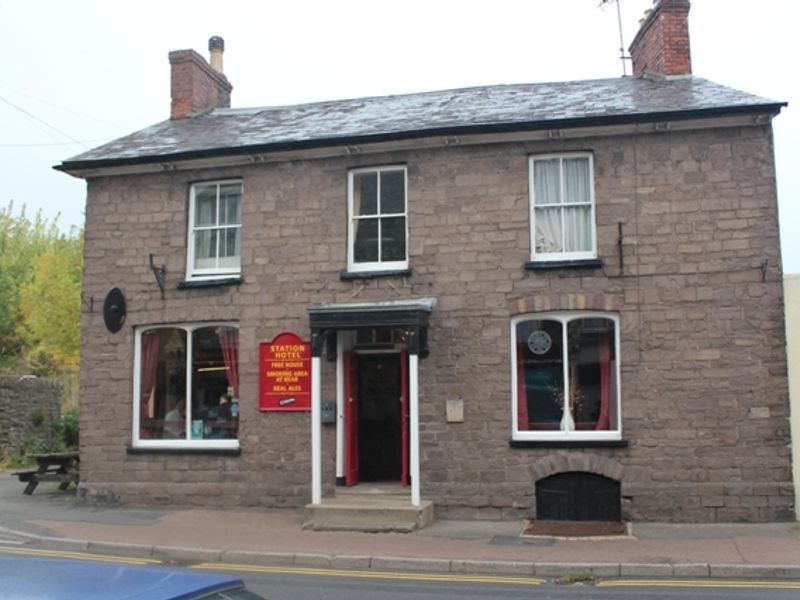 Station at Abergavenny. (Pub, External). Published on 28-04-2012 