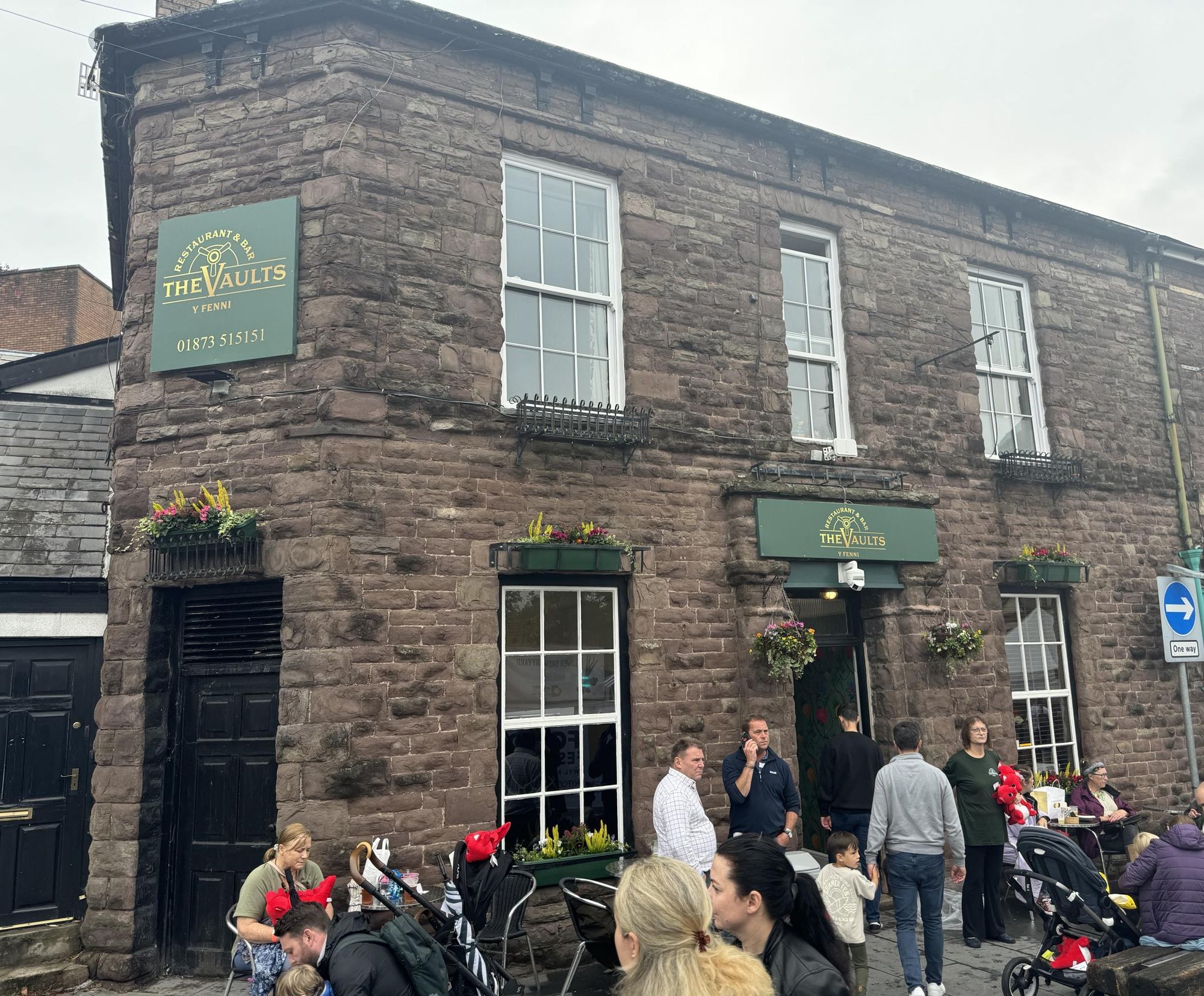 The Vaults, Abergavenny (Photo: Adrian Kennard 21/09/2024). (Pub, External, Key). Published on 16-11-2024