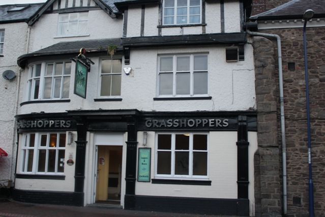 Grasshoppers at Abergavenny. (Pub, External). Published on 28-04-2012