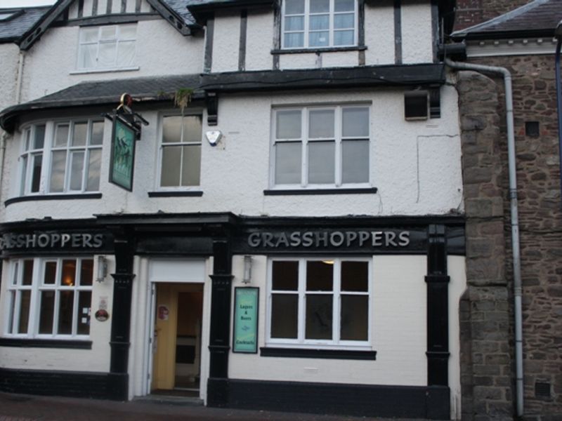 Grasshoppers at Abergavenny. (Pub, External). Published on 28-04-2012